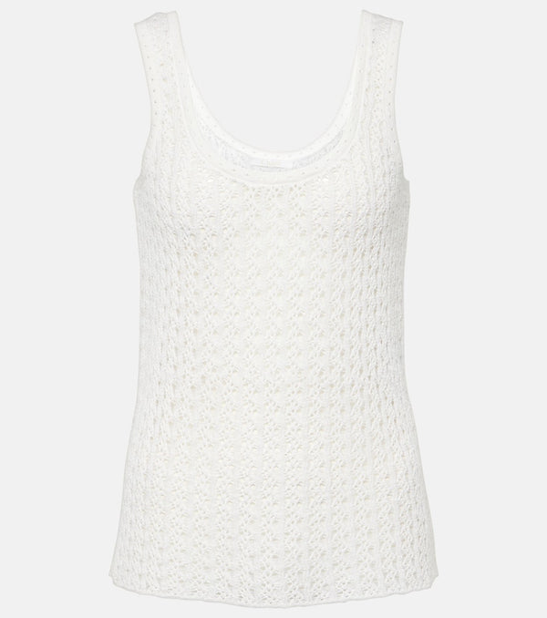 Chloé Silk and linen tank top