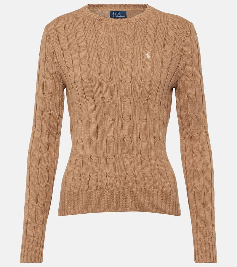 Polo Ralph Lauren Cable-knit crewneck cotton sweater