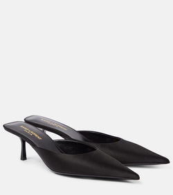 Saint Laurent Barbara 55 crêpe mules