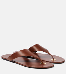 Saint Laurent Kouros leather thong sandals