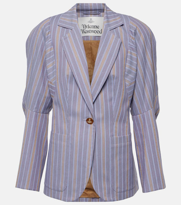 Vivienne Westwood Pourpoint striped cotton blazer