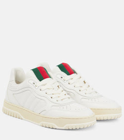 Gucci Gucci Re-Web leather sneakers