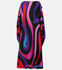 Pucci Marmo silk twill kaftan