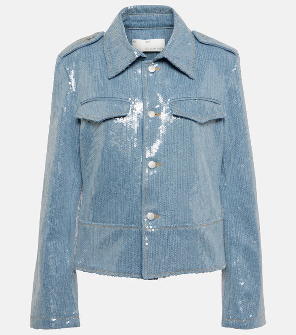 Xu Zhi Sequined denim jacket