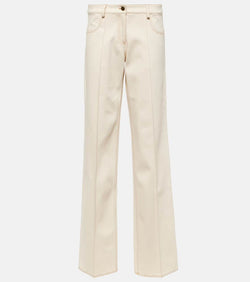 Aya Muse Tuxis low-rise cotton wide-leg pants