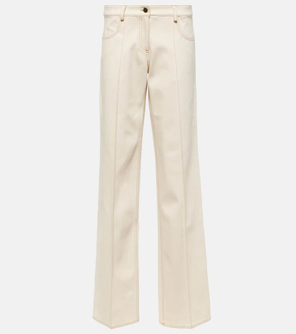 Aya Muse Tuxis low-rise cotton wide-leg pants