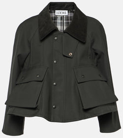 Loewe Trapeze waxed cotton jacket