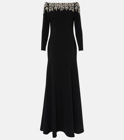 Jenny Packham Rosabel off-shoulder beaded gown