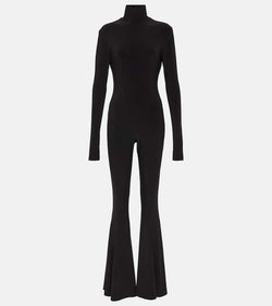 Norma Kamali Turtleneck flared jumpsuit