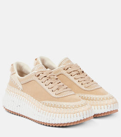 Chloé Nama suede sneakers