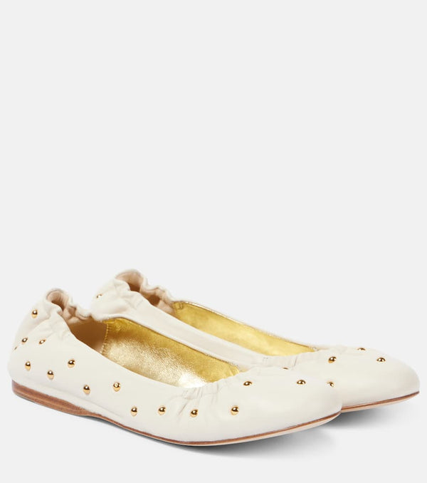 Chloé Eia studded leather ballet flats