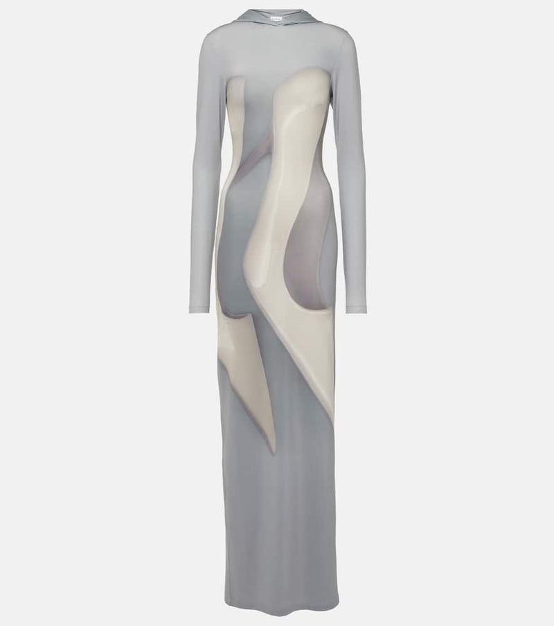 Acne Studios Printed jersey maxi dress