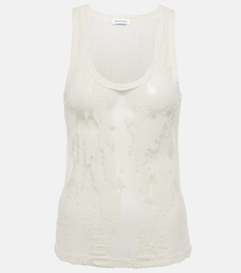 Acne Studios Ejoan cotton-blend tank top