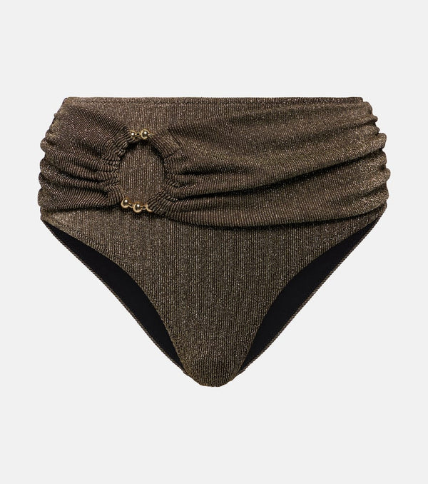 Alexandra Miro Dorit ruched bikini bottoms