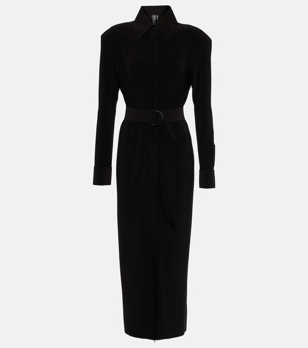 Norma Kamali Belted shirt dress