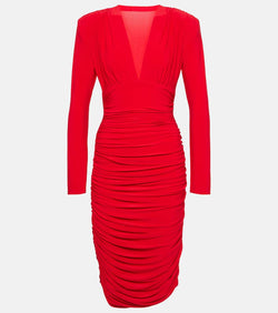 Norma Kamali Ruched midi dress