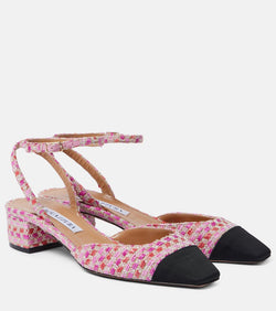 Aquazzura French Flirt 35 tweed pumps