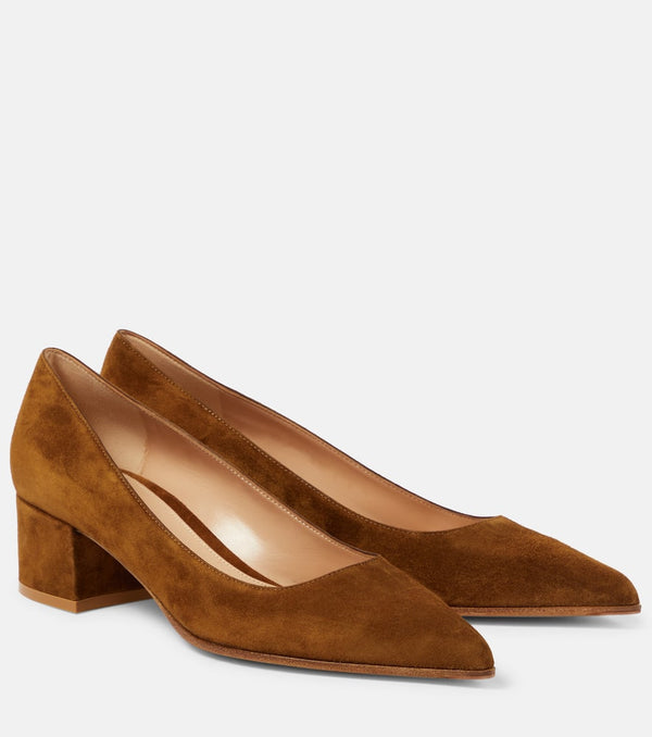 Gianvito Rossi Piper 45 suede pumps