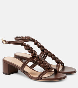 Gianvito Rossi Capua 45 leather sandals