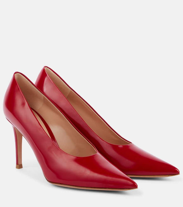 Gianvito Rossi Robbie 85 patent leather pumps