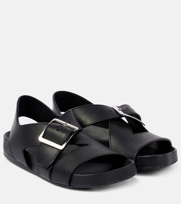 Loewe Ease leather slides