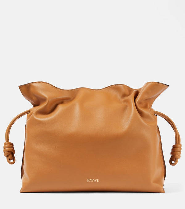 Loewe Flamenco Large leather clutch