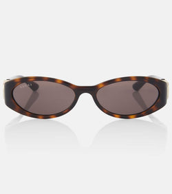 Gucci Interlocking G oval sunglasses