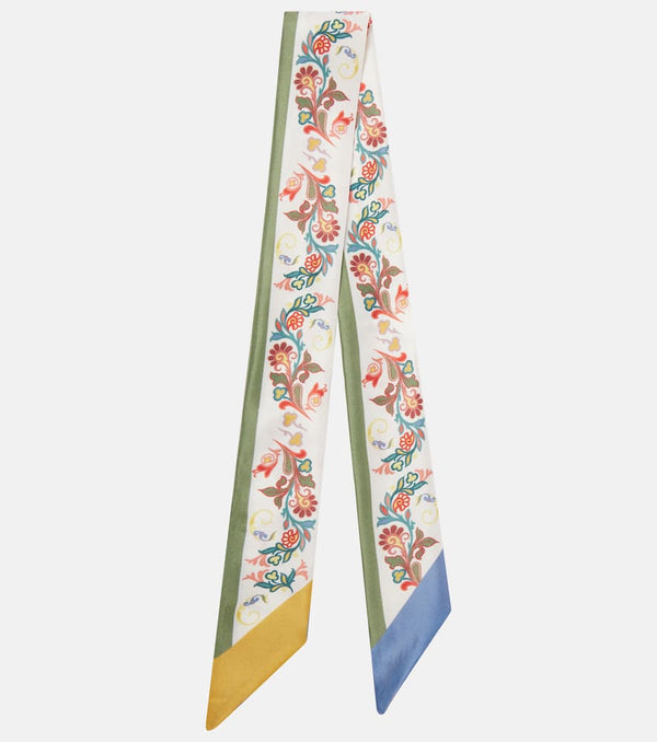 Etro Printed silk scarf