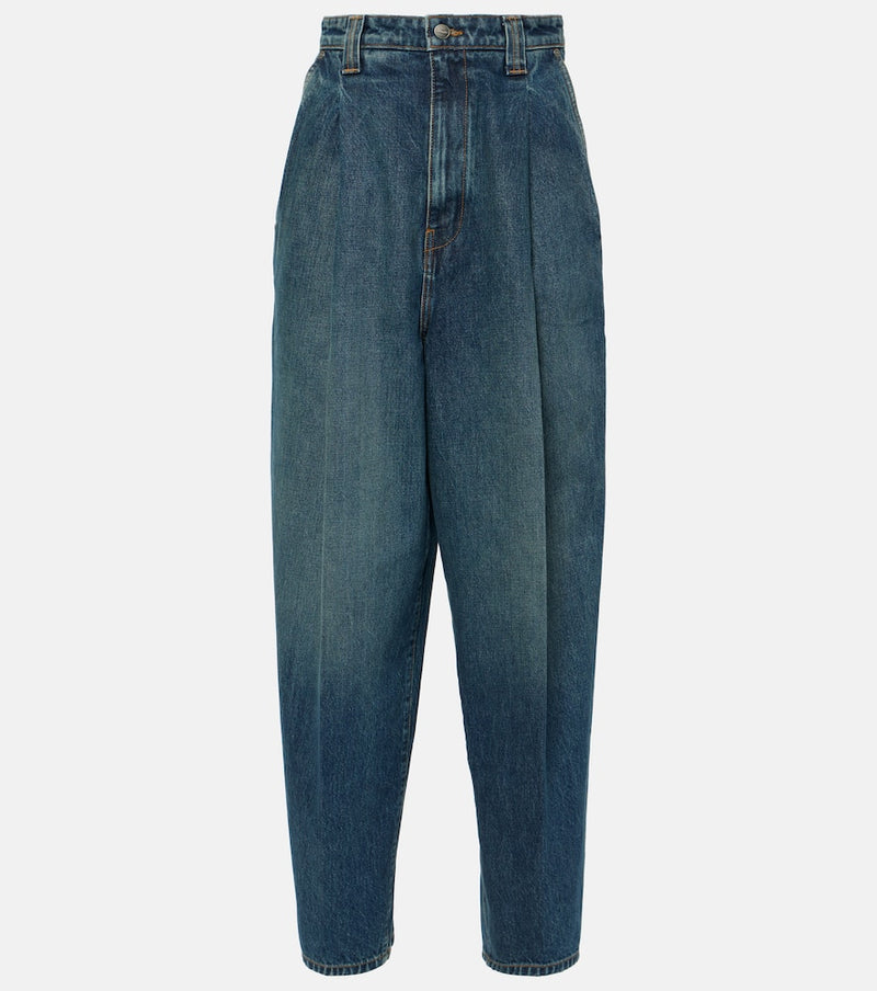 Khaite Ashford high-rise tapered jeans