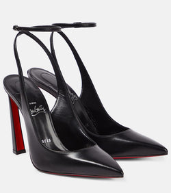 Christian Louboutin Condora 100 leather slingback pumps