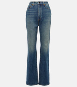 Khaite Danielle high-rise straight jeans