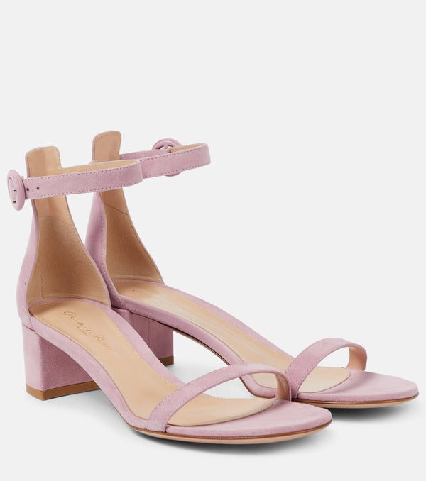 Gianvito Rossi Gaeta 45 suede sandals