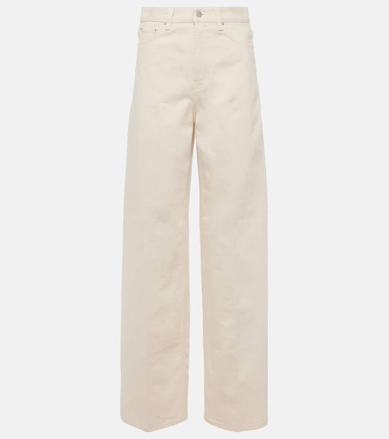 Toteme High-rise wide-leg jeans