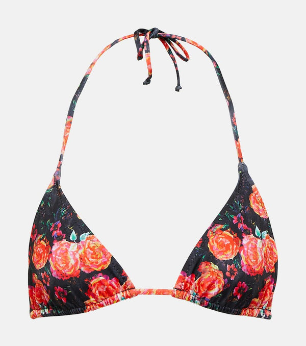 Bananhot Bell floral tringle bikini top