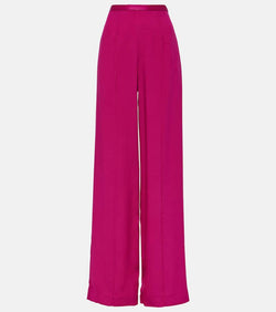 Taller Marmo Marlene high-rise crêpe cady palazzo pants