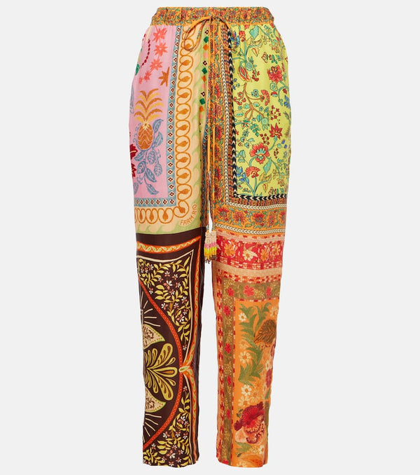 Farm Rio Printed straight pants