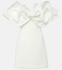 Rebecca Vallance Bridal Tessa ruffled mini dress