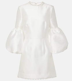 Rebecca Vallance Bridal Cristine faux pearl-trimmed minidress