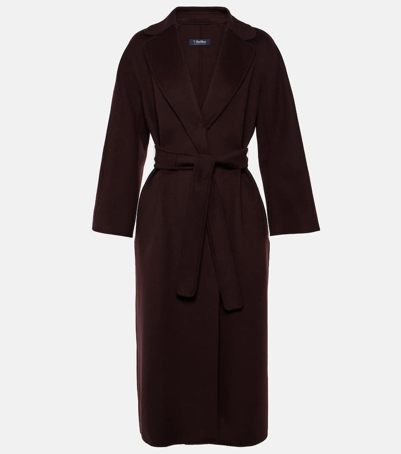 S Max Mara Belted virgin wool coat