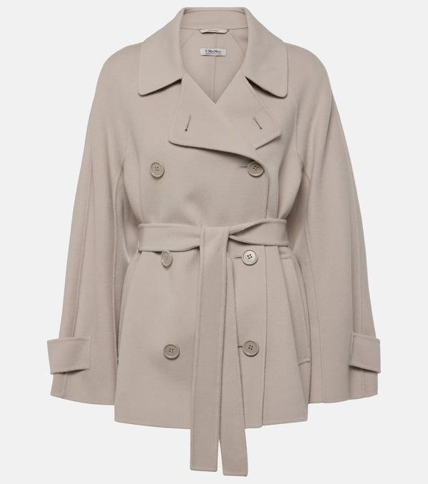 S Max Mara Louis virgin wool trench coat