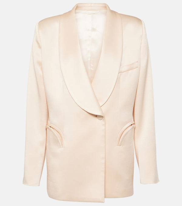 Blazé Milano Bridal Heart satin tuxedo jacket