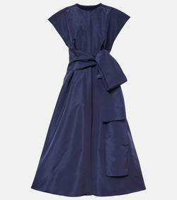 Carolina Herrera Bow-detail silk midi dress