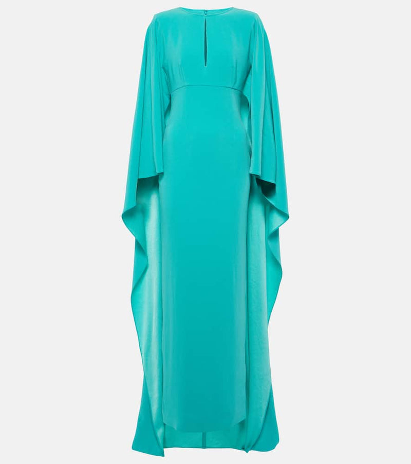 Roland Mouret Cutout crêpe satin gown