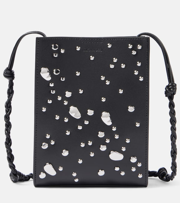 Jil Sander Tangle Small studded leather shoulder bag