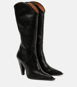 Paris Texas Nadia 105 leather knee-high boots