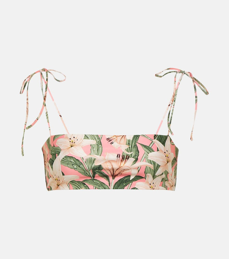 Agua by Agua Bendita Primavera floral bikini top