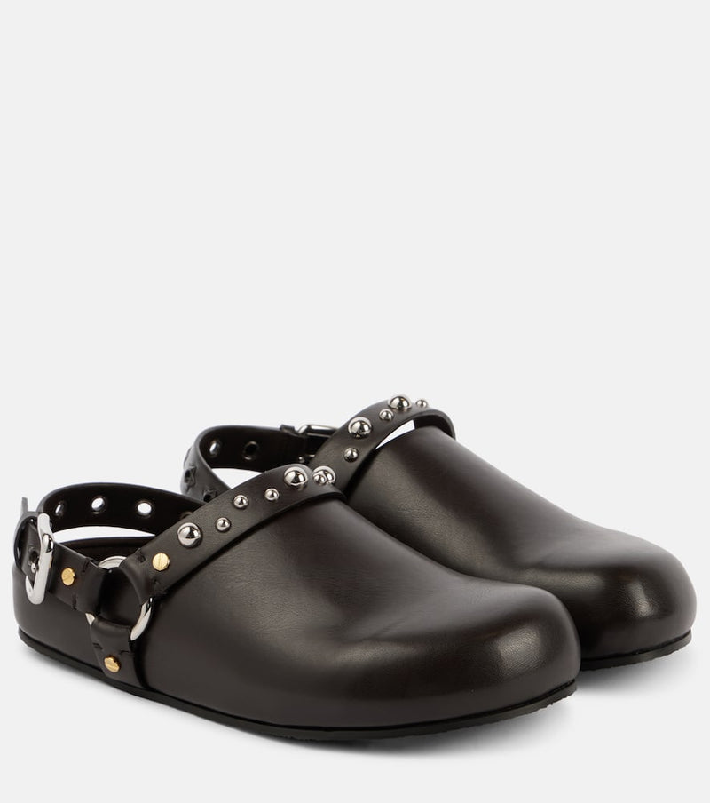 Stella McCartney Elyse studded faux leather clogs