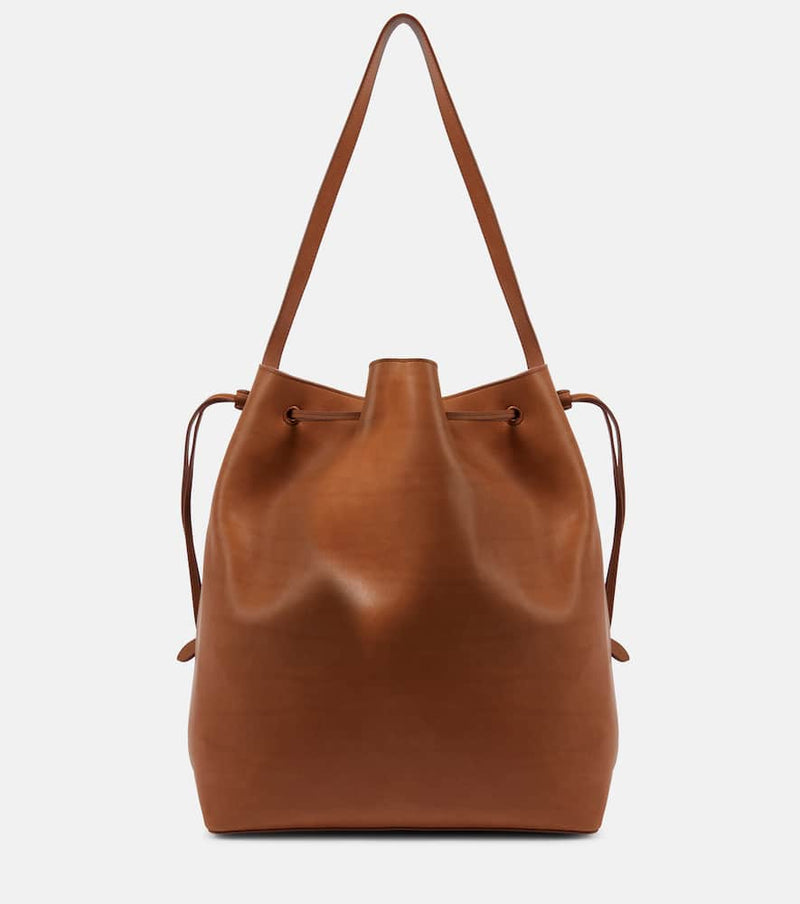 The Row Belvedere leather tote bag