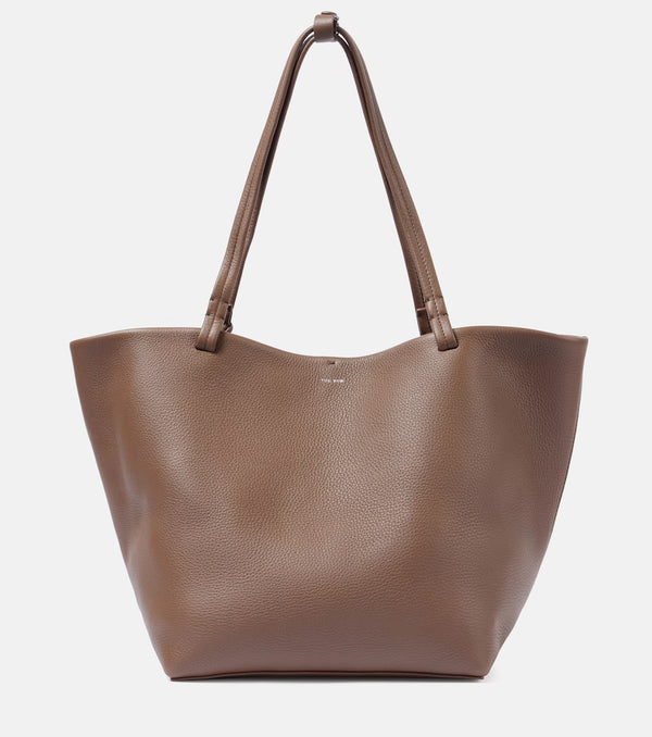 The Row Park Three leather tote bag