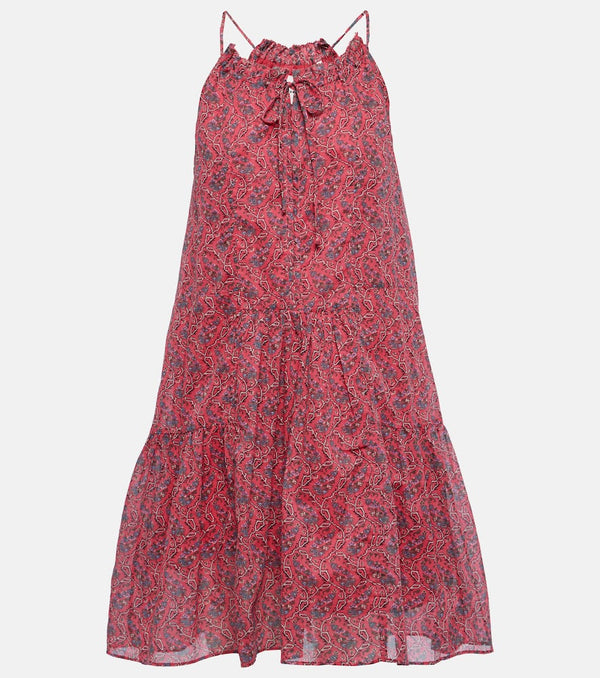 Marant Etoile Kayne printed cotton minidress